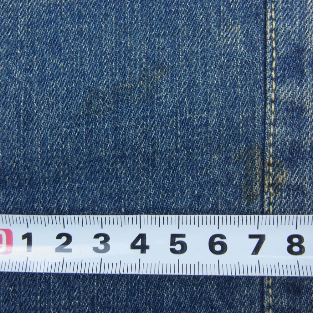 glamb グラム GB10SM P14 Feller denim 加工 デニム パンツ インディゴブルー系 2【中古】