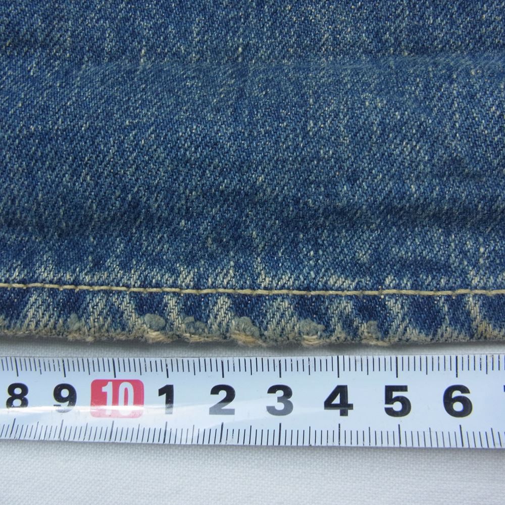 glamb グラム GB10SM P14 Feller denim 加工 デニム パンツ インディゴブルー系 2【中古】