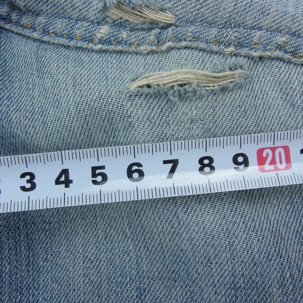 Levi's リーバイス 70s 70505 small e 刻印52 スモールE ケアタグ デニム トラッカー ジャケット インディゴブルー系【中古】