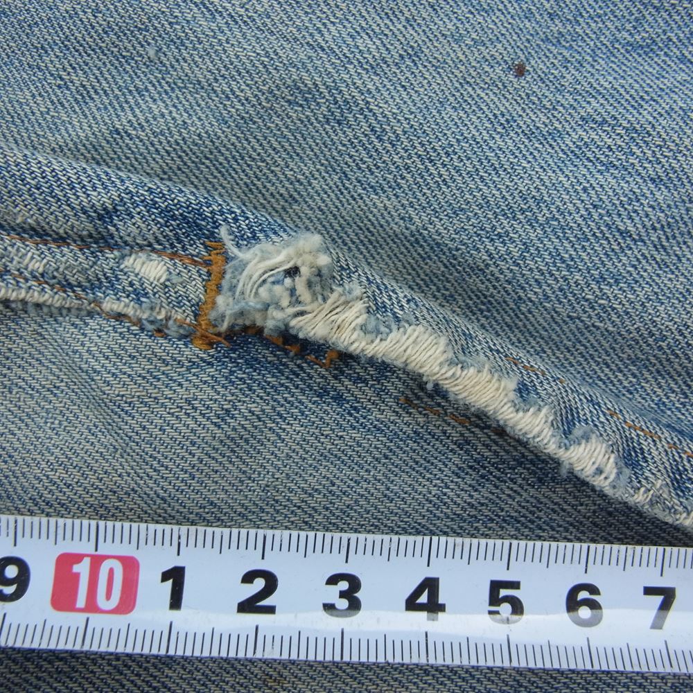 Levi's リーバイス 70s 70505 small e 刻印52 スモールE ケアタグ デニム トラッカー ジャケット インディゴブルー系【中古】