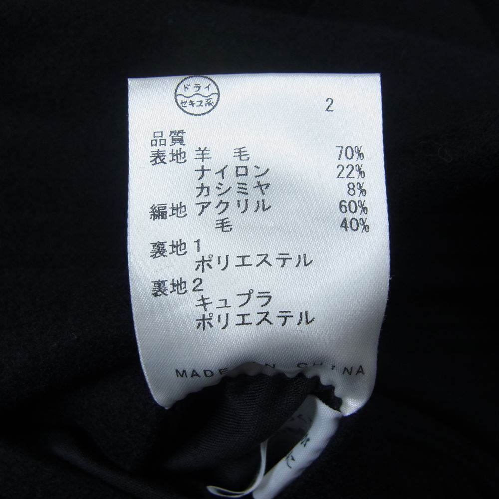 カルバンクライン ウール コート ブラック系 38【中古】