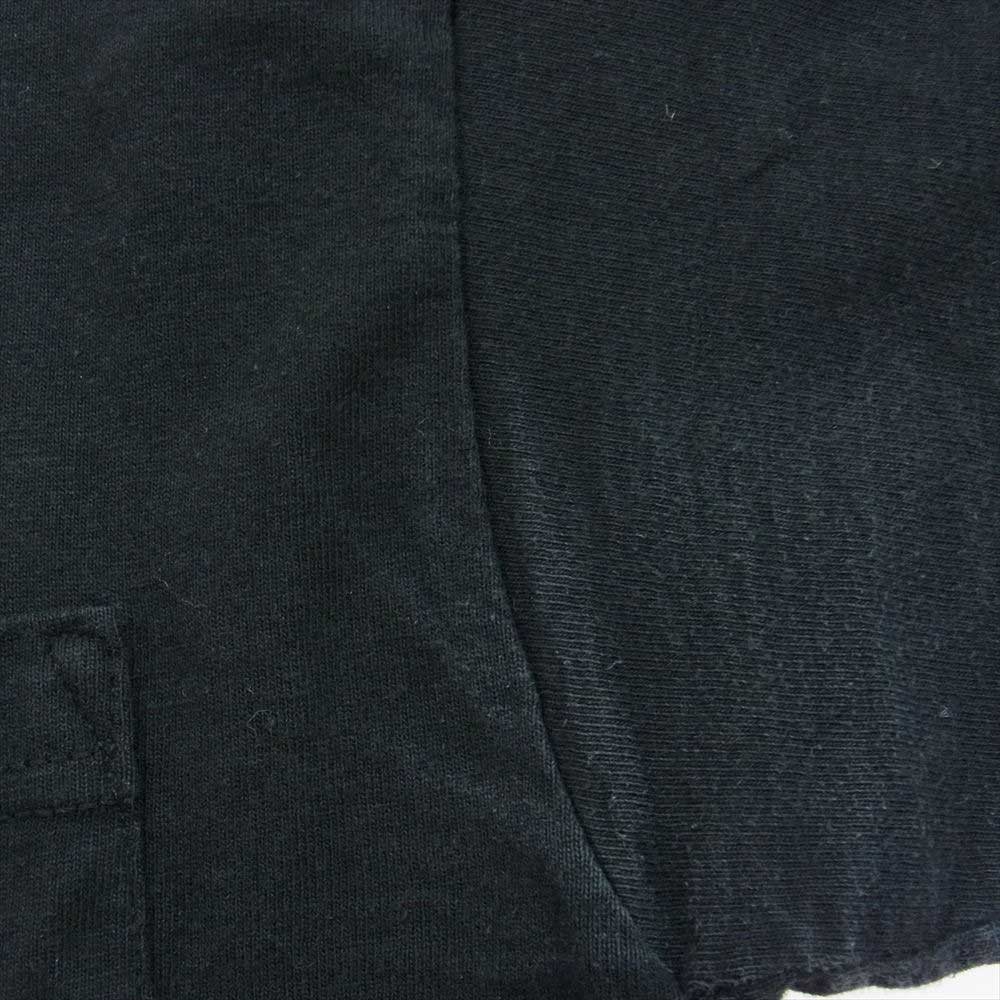CHROME HEARTS クロムハーツ（原本無） USA製 ロングスリーブ 長袖 カットソー ポケット バックプリント  ブラック系 S【中古】