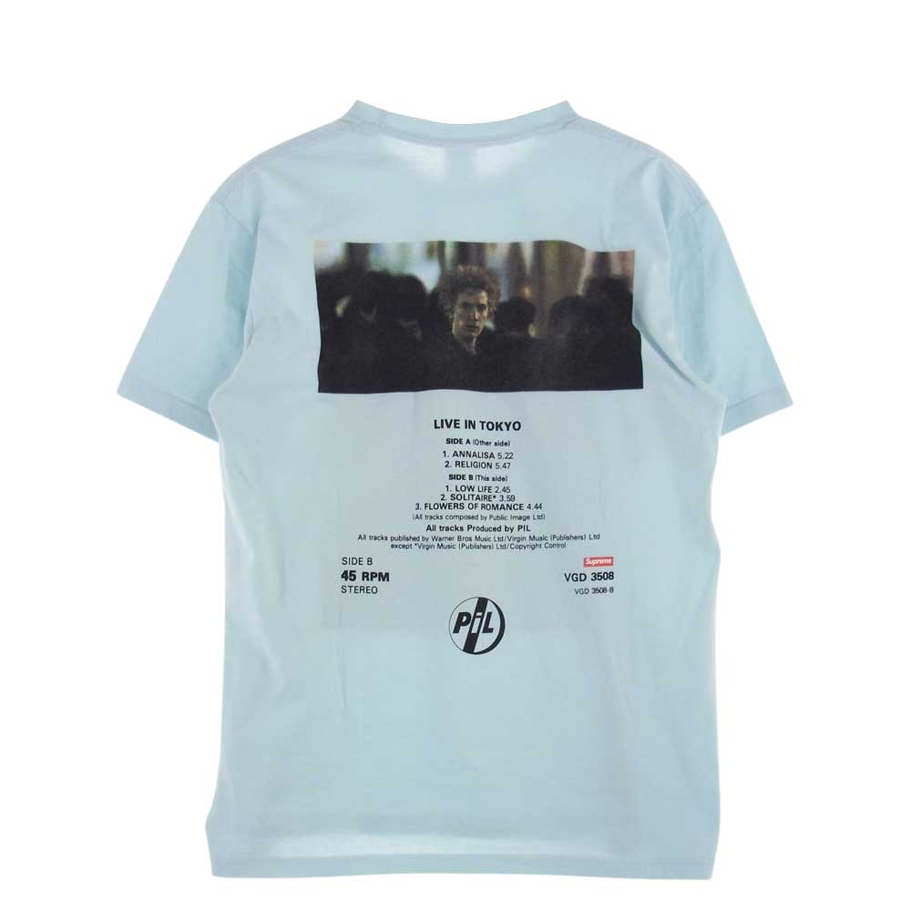 Supreme シュプリーム 22AW  Pil Live In Tokyo Tee ピル ライブ イン トウキョウ Tシャツ ライトブルー系 M【新古品】【未使用】【中古】