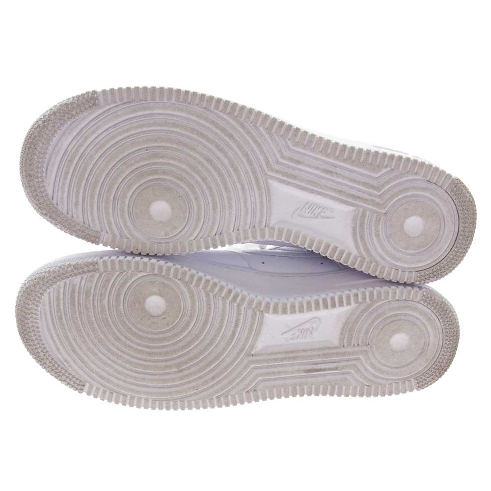 Supreme シュプリーム CU9225-100 × NIKE AIR FORCE 1 LOW WH ナイキ エアフォース1 ローカット スニーカー ホワイト系 27.5cm【中古】