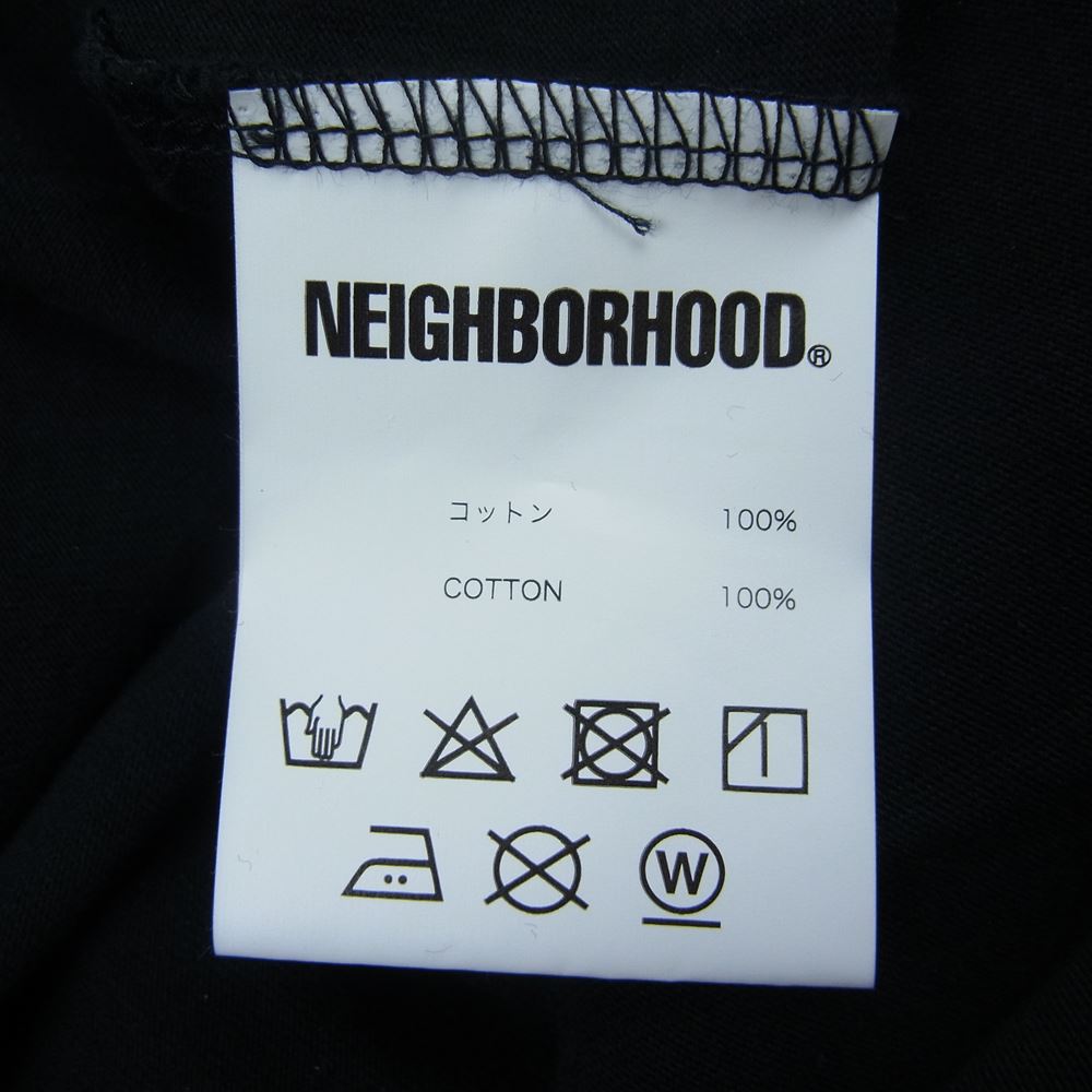 NEIGHBORHOOD ネイバーフッド 19SS × VLONE ヴィーロン ロングスリーブ Tシャツ カットソー  ブラック系 M【極上美品】【中古】