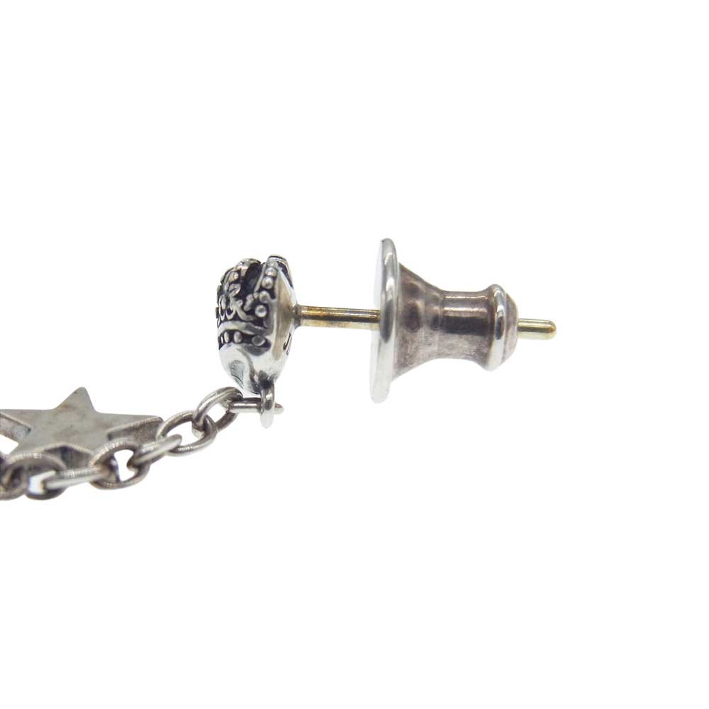 Justin Davis ジャスティンデイビス SEJ816 2 STARLET スターレット クラウン ピアス 片耳 シルバー系【中古】