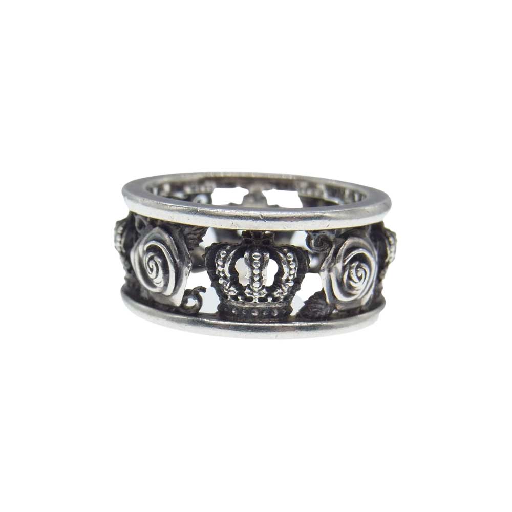Justin Davis ジャスティンデイビス SRJ2012 My Love ring マイラブ リング シルバー系 14号【中古】