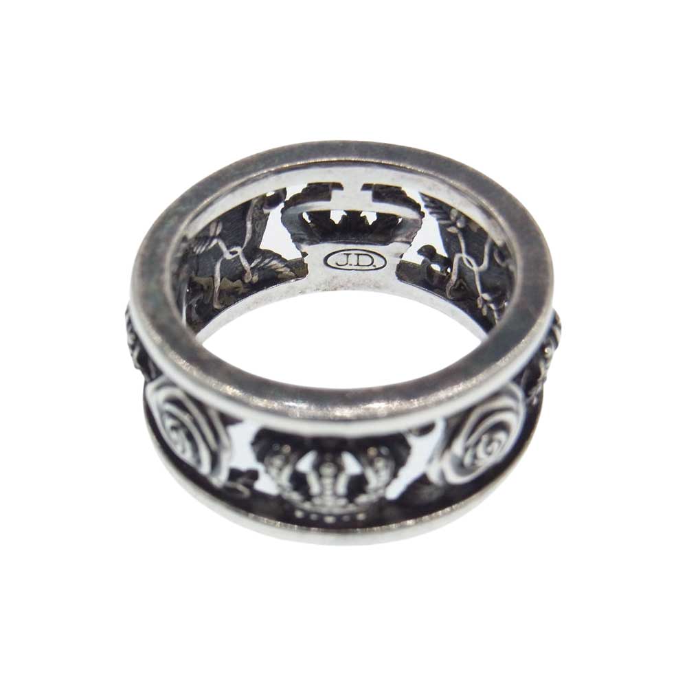 Justin Davis ジャスティンデイビス SRJ2012 My Love ring マイラブ リング シルバー系 14号【中古】