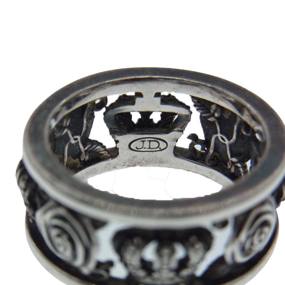 Justin Davis ジャスティンデイビス SRJ2012 My Love ring マイラブ リング シルバー系 14号【中古】