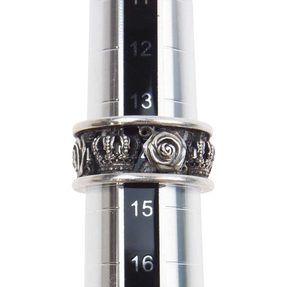 Justin Davis ジャスティンデイビス SRJ2012 My Love ring マイラブ リング シルバー系 14号【中古】