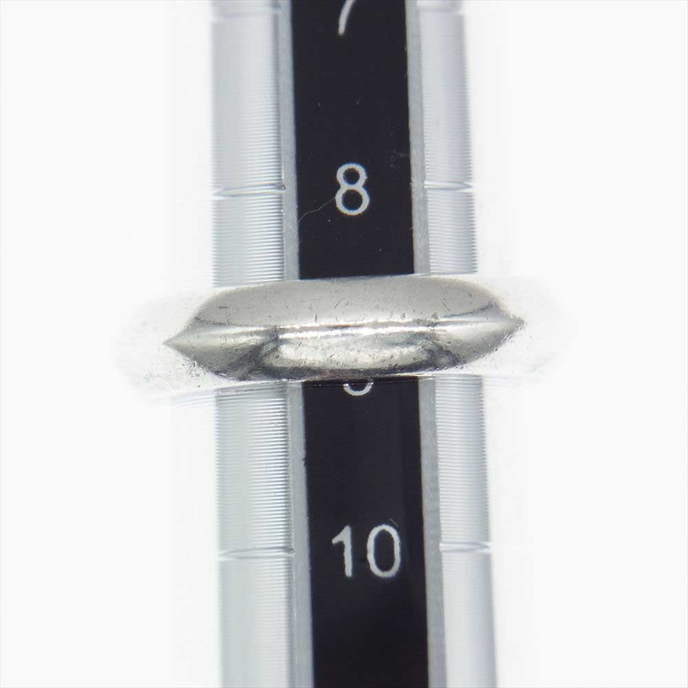 Justin Davis ジャスティンデイビス SRJ467 2 CONNECTED HEARTS コネクテッドハート クラウン リボン リング シルバー系 9号【中古】