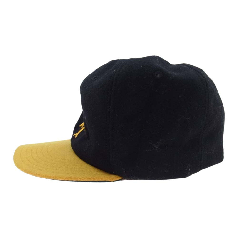 クーパーズタウンボールキャップ ベースボール キャップ ブラック系 イエロー系 7.5【中古】