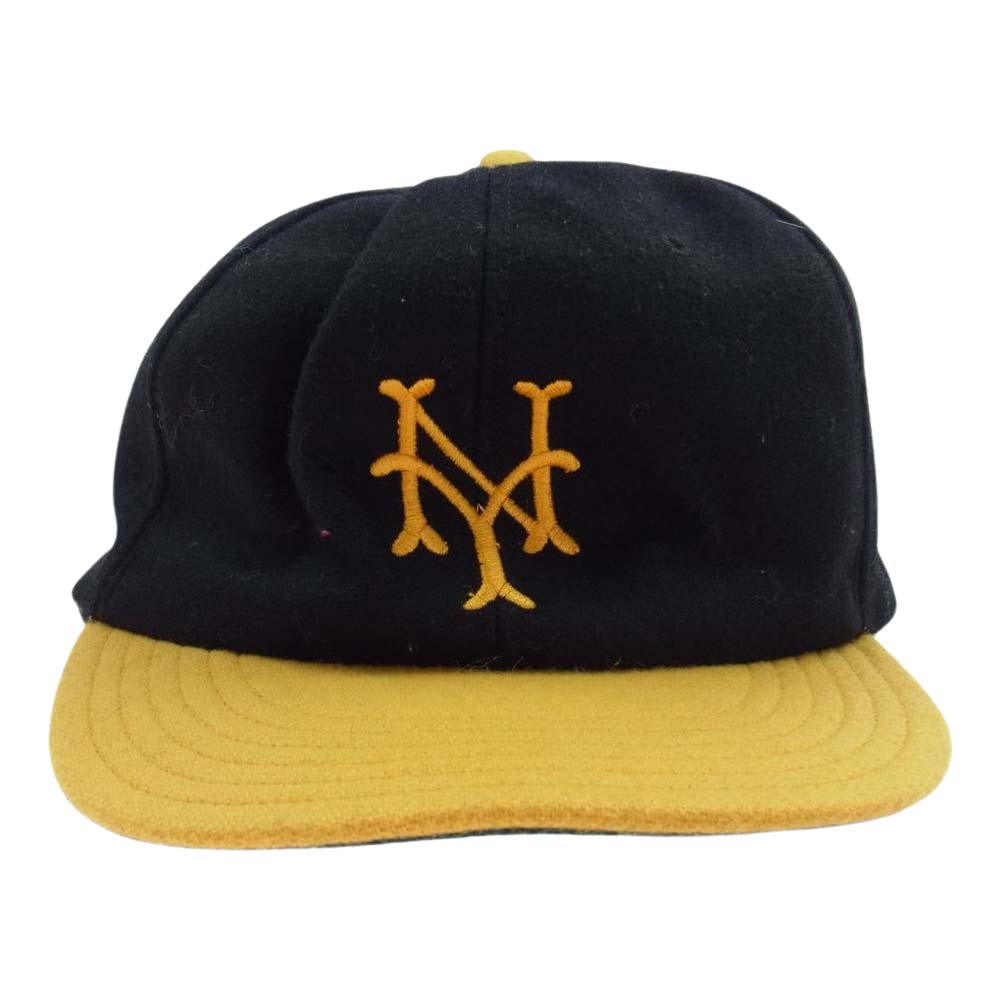 クーパーズタウンボールキャップ ベースボール キャップ ブラック系 イエロー系 7.5【中古】