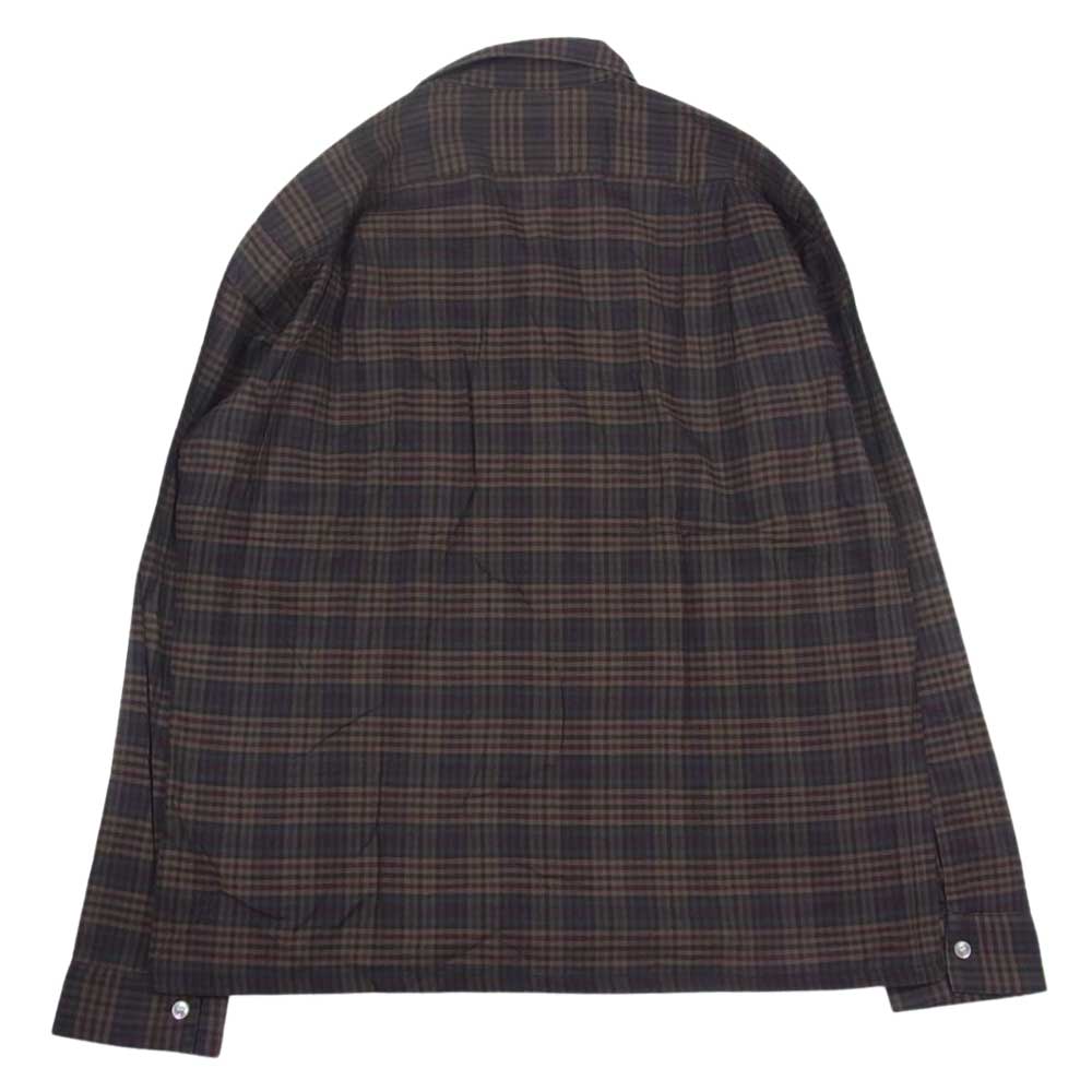 マクレガー  60s オープン カラー チェック シャツ ブラウン系 L【中古】