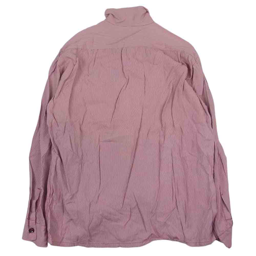 ペニーズ TOWNCRAFT タウンクラフト 長袖 ストライプ シャツ  レッド系 L【中古】