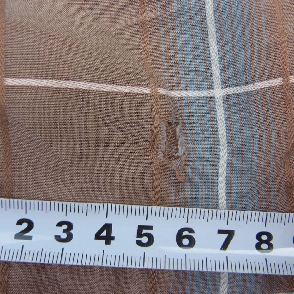 ペニーズ TOWNCRAFT タウンクラフト 長袖 チェック シャツ ブラウン系 ブラウン系 L【中古】