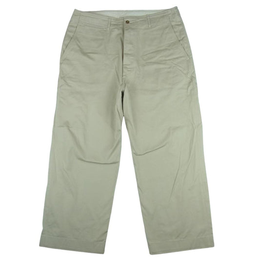 BUTCHER PRODUCTS ブッチャープロダクツ MILITARY CHINO ボタンフライ ミリタリー チノ パンツ ライトベージュ系【中古】