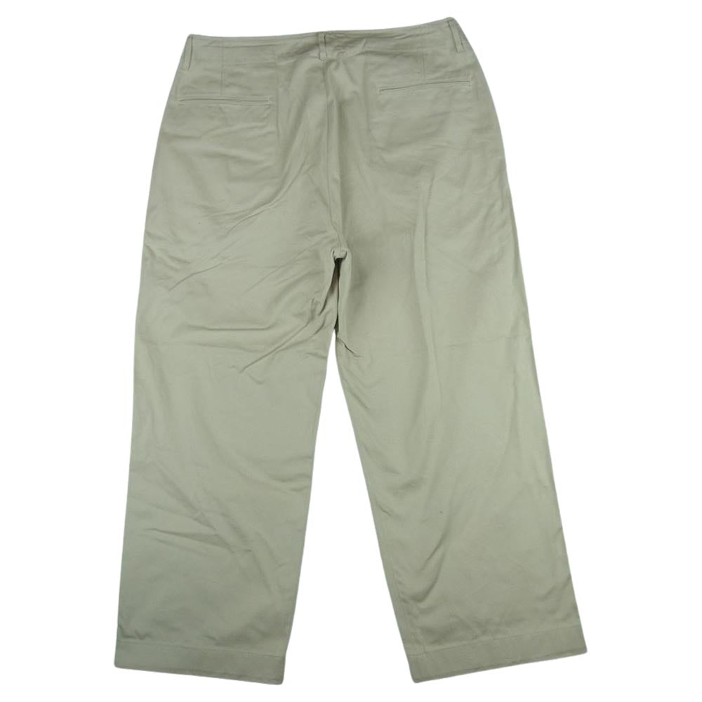 BUTCHER PRODUCTS ブッチャープロダクツ MILITARY CHINO ボタンフライ ミリタリー チノ パンツ ライトベージュ系【中古】