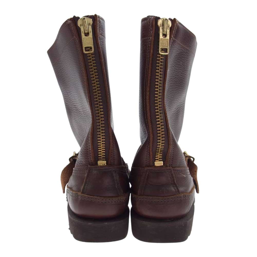 RUSSELL MOCCASIN ラッセルモカシン ZEPHYR DOUBLE MOC BOTTOM ゼファーダブル ヴァンプ ブーツ  ブラウン系 US7.5E【中古】