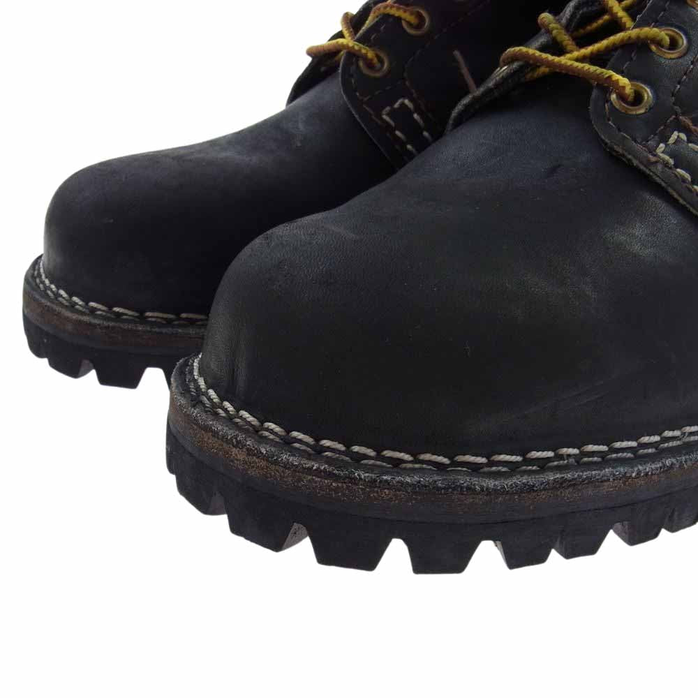WESCO ウエスコ JOBMASTER ジョブマスター 編み上げ ロング ブーツ ブラック系 US7.5D【中古】