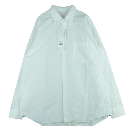 COMOLI コモリ 20SS R01-02001 コットン レギュラーカラー 長袖 シャツ コットン 日本製 ホワイト系 3【中古】