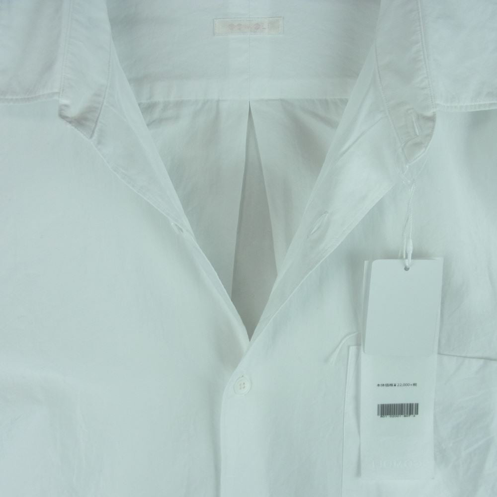 COMOLI コモリ 20SS R01-02001 コットン レギュラーカラー 長袖 シャツ コットン 日本製 ホワイト系 3【中古】
