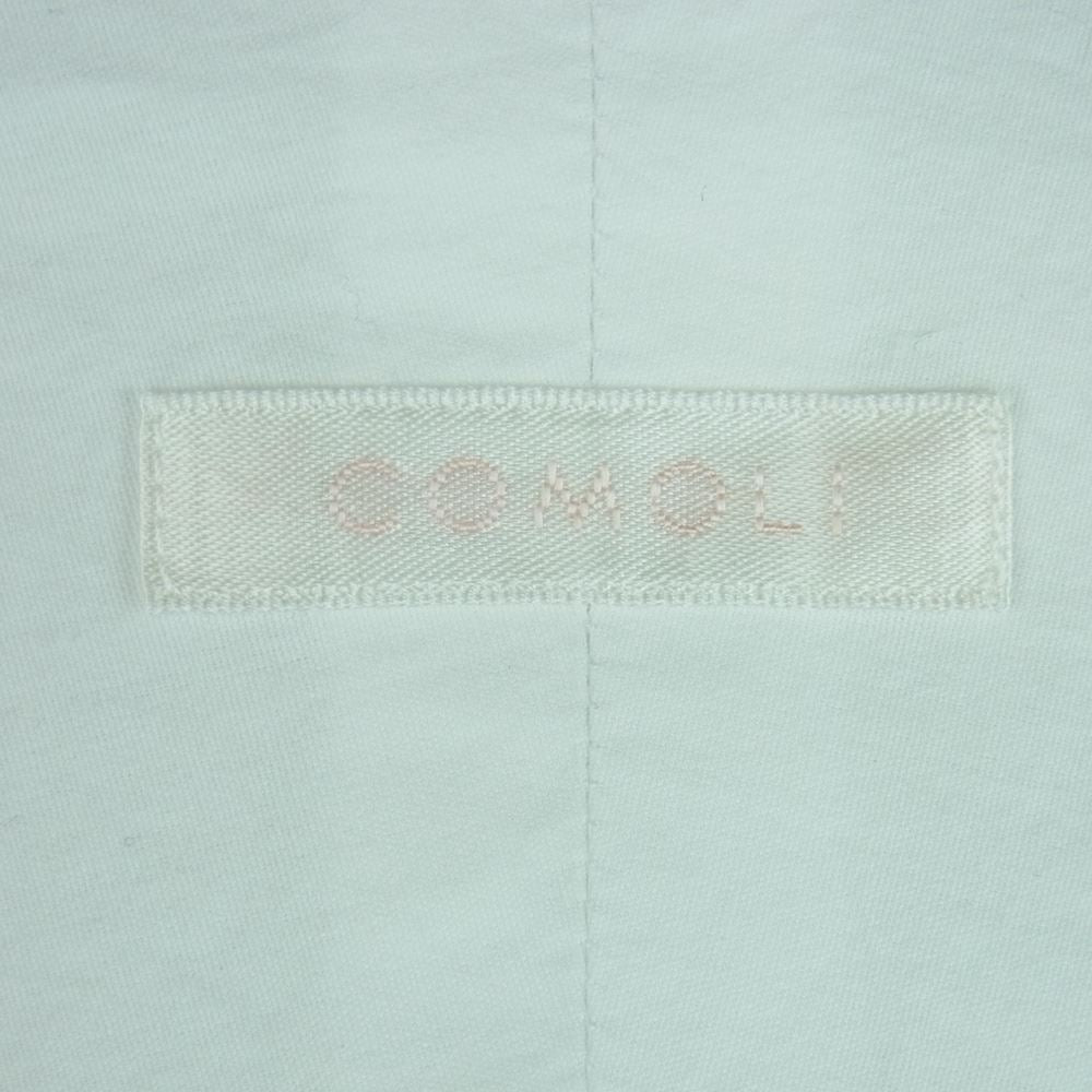 COMOLI コモリ 20SS R01-02001 コットン レギュラーカラー 長袖 シャツ コットン 日本製 ホワイト系 3【中古】