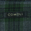 COMOLI コモリ 20SS R01-02006 レーヨン チェック オープンカラー 長袖 シャツ 日本製 グリーン系 グレー系 3【中古】