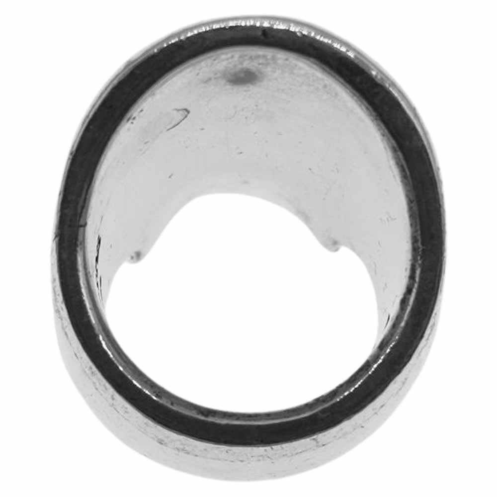 ルーファス  スカル リング シルバー系 16号【中古】