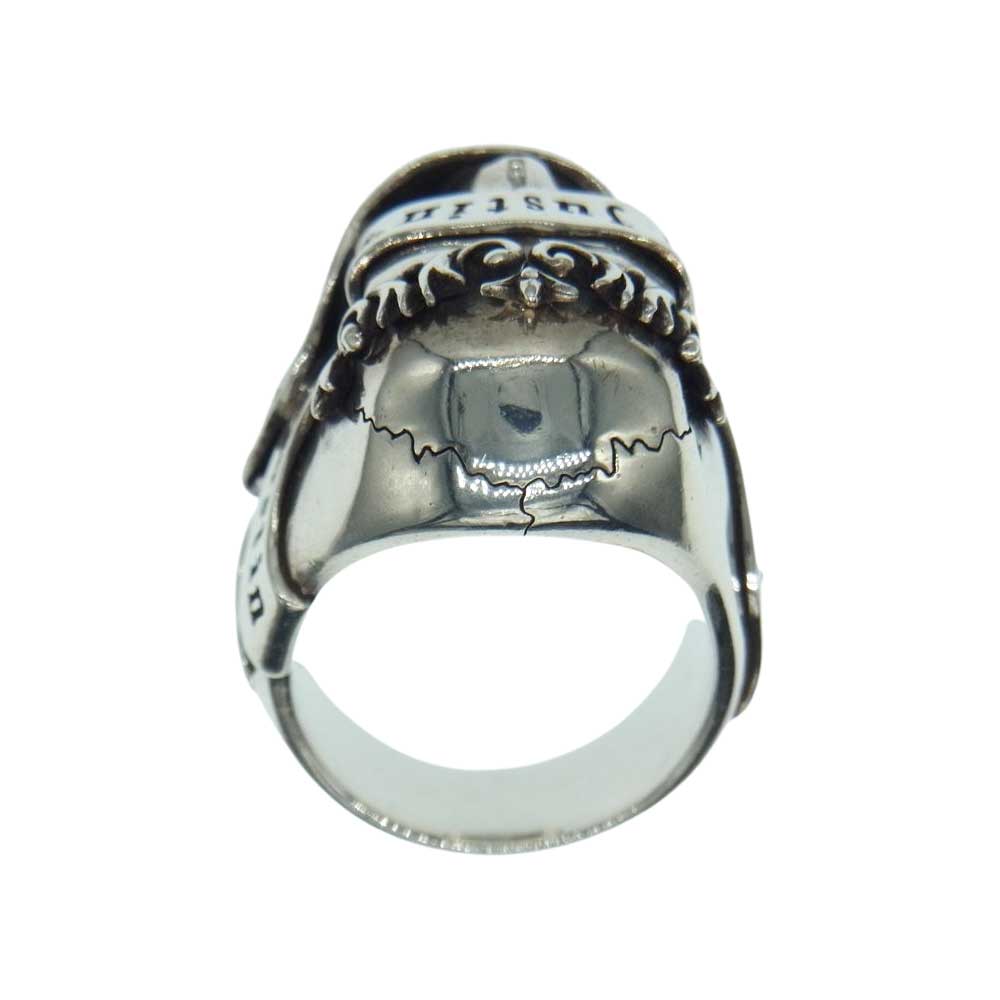 Justin Davis ジャスティンデイビス SRJ331 購入時ギャランティ付属 BLESSING ブレッシング リング シルバー系 19号【中古】