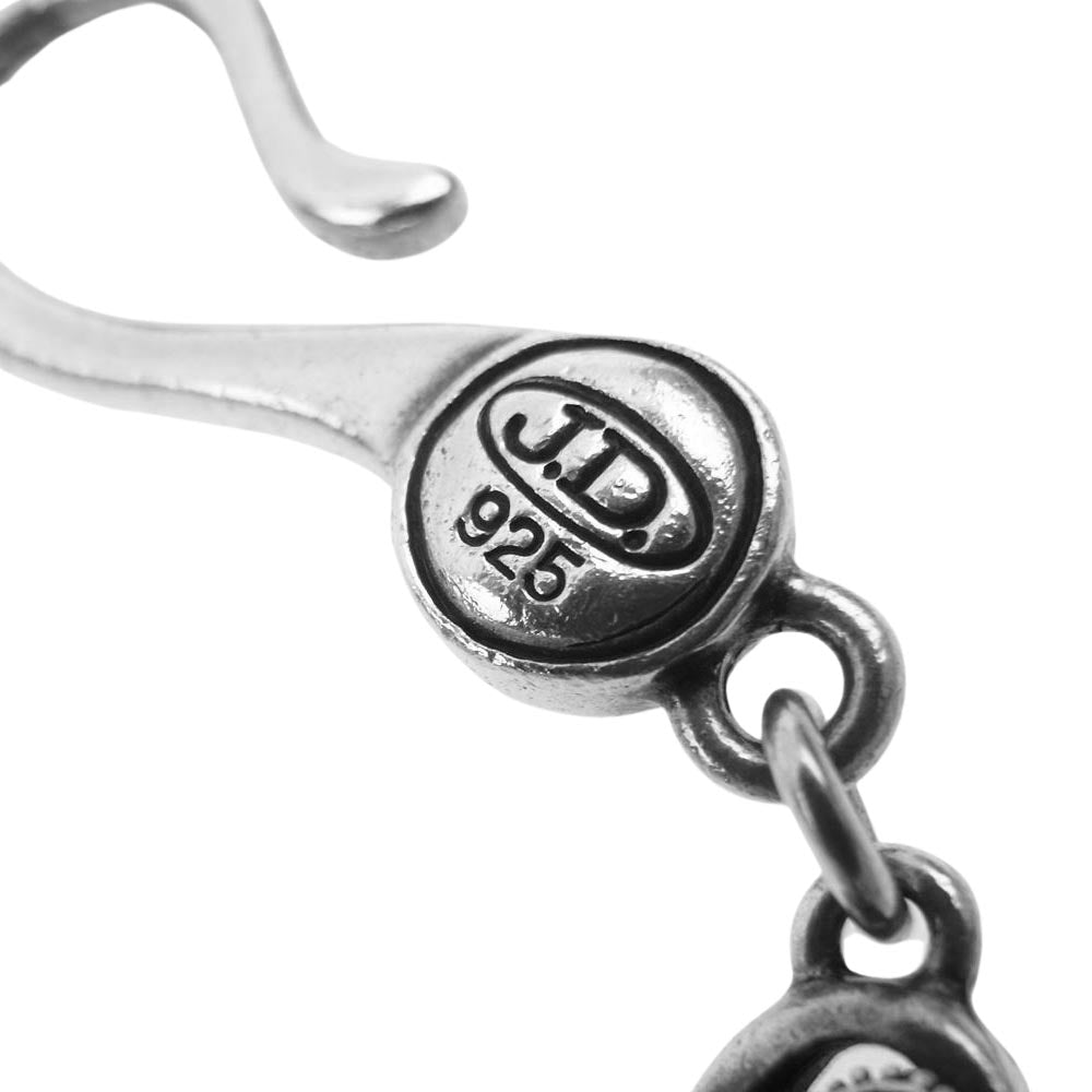 Justin Davis ジャスティンデイビス SWJ135 購入時ギャランティ付属 QE2 クラウン ウォレットチェーン シルバー系【中古】