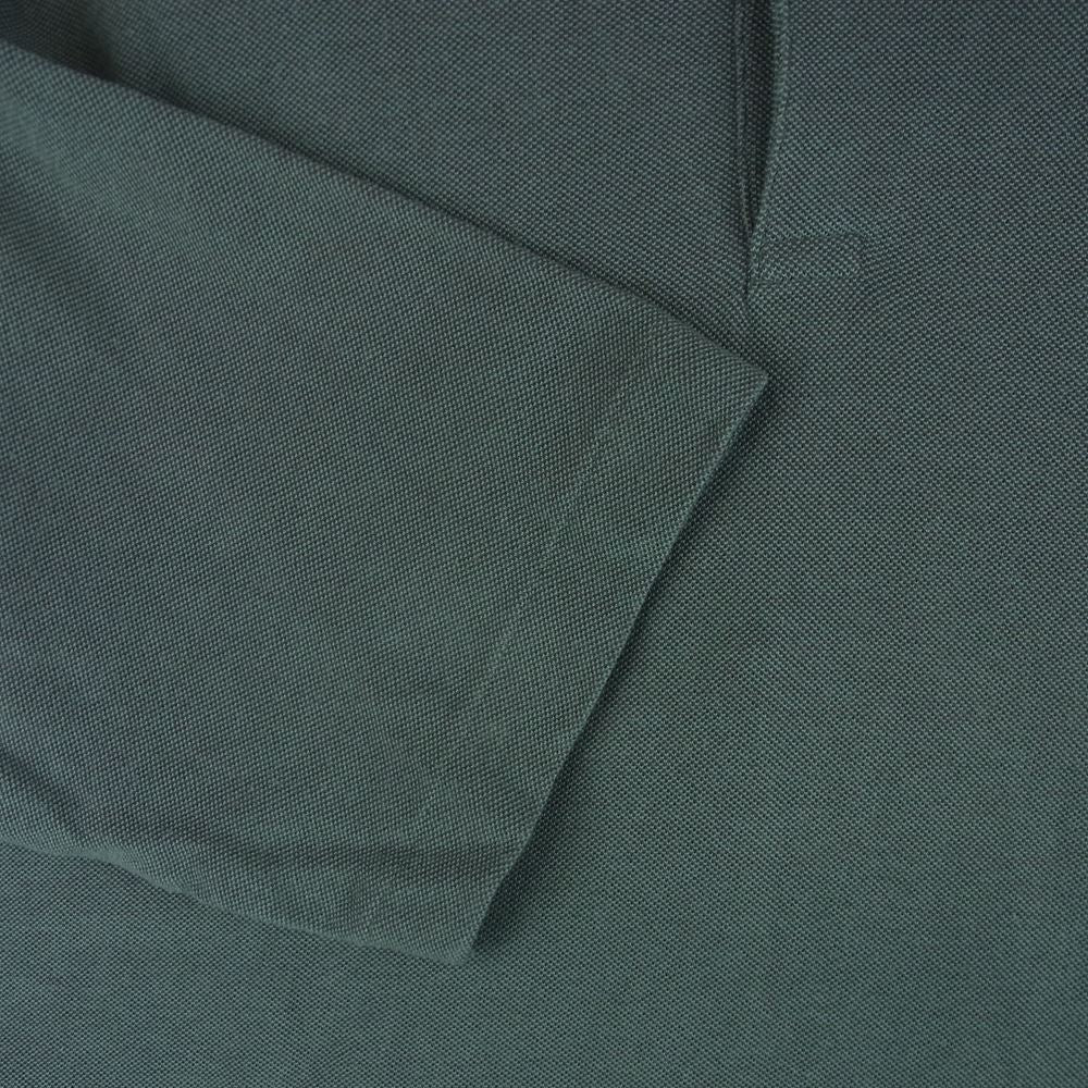 marka マーカ 22AW M22A-15CS02B 1B POLO - 30//2 CHAMBRAY PIQUE コットン ポロシャツ 半袖 グレイッシュグリーン系 1【中古】