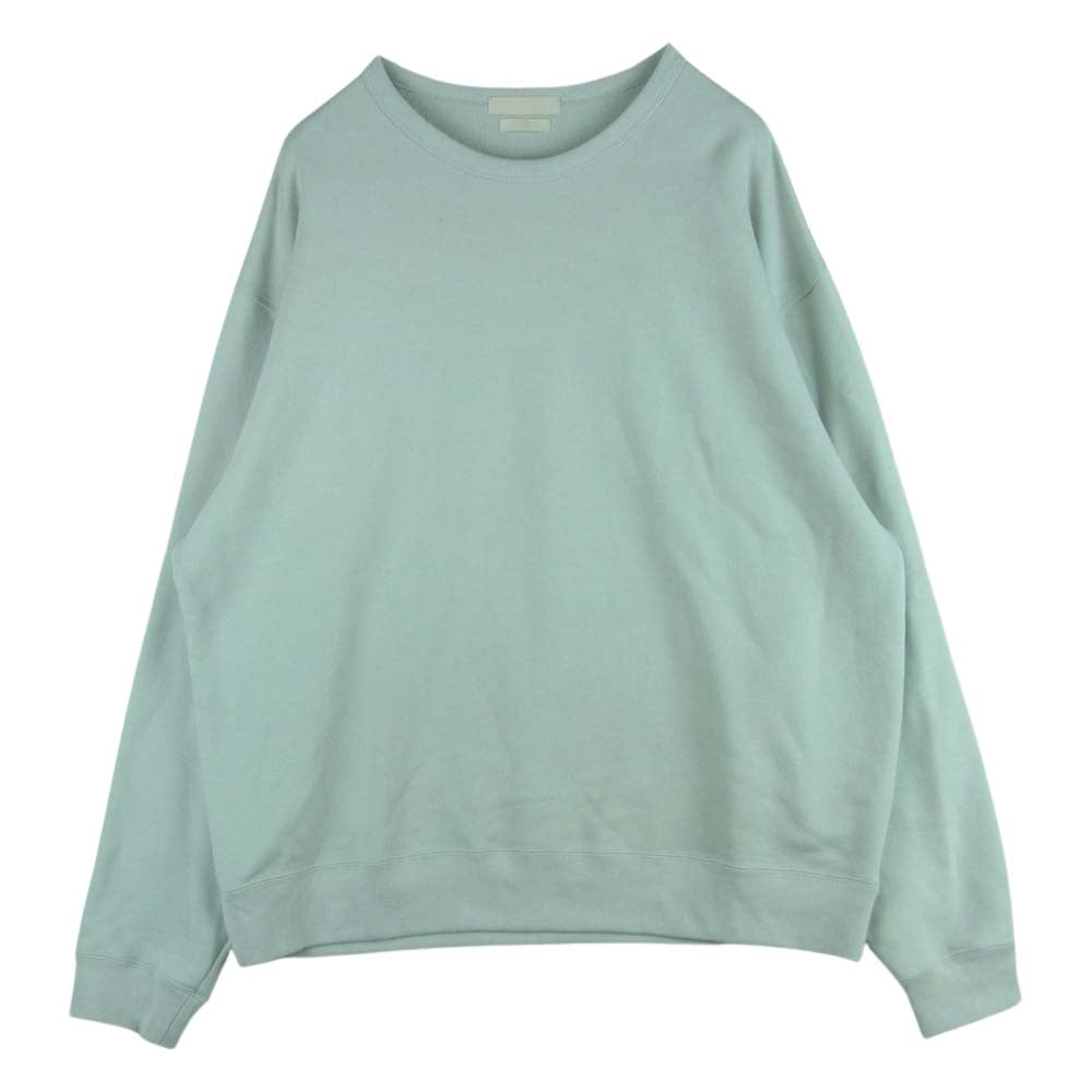 ヨーク YK23SS0480CS SWEAT SHIRT スウェット トレーナー コットン 日本製 ライトブルー系 3【中古】