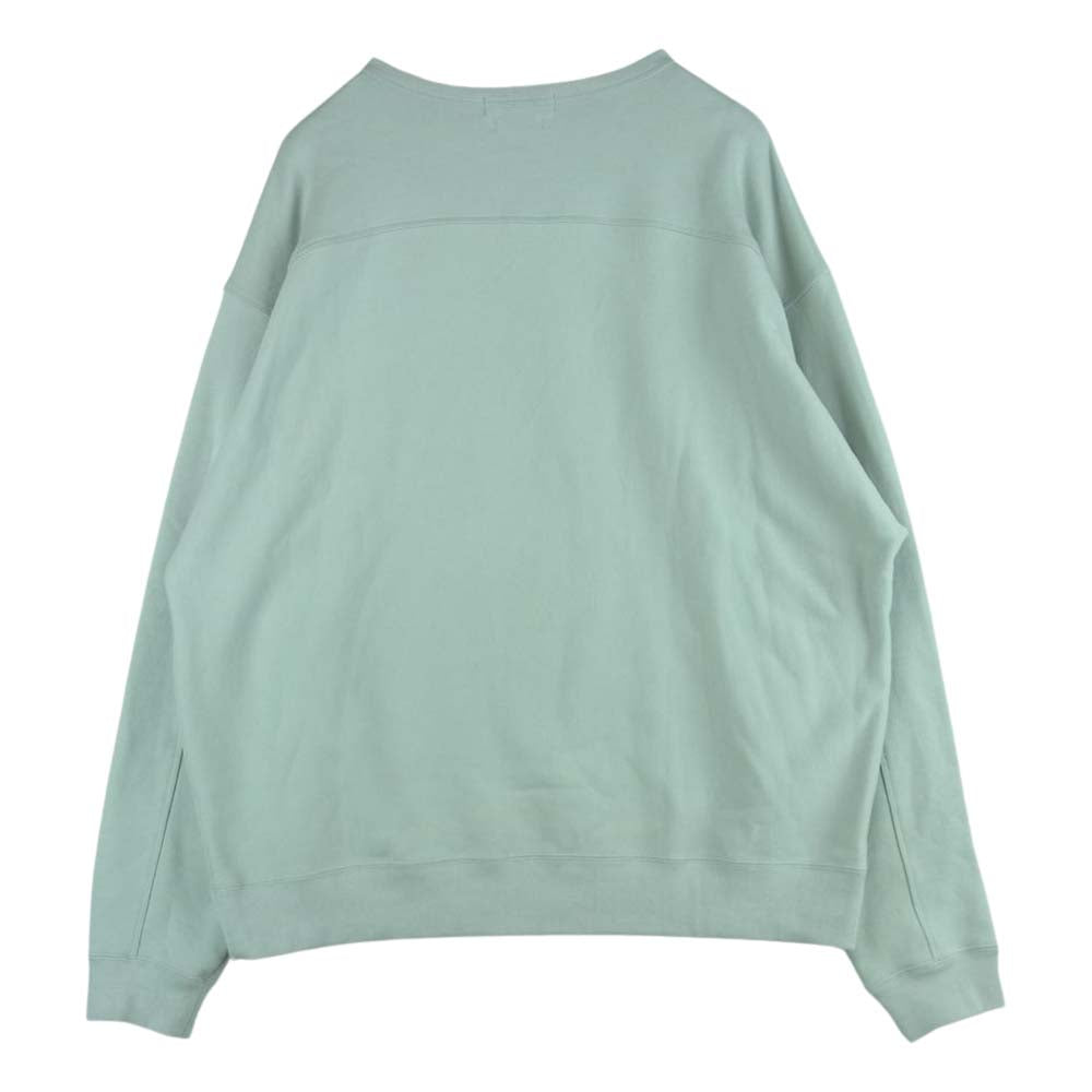 ヨーク YK23SS0480CS SWEAT SHIRT スウェット トレーナー コットン 日本製 ライトブルー系 3【中古】