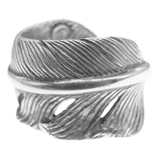 タディアンドキング シルバー フェザー リング シルバー系 18号【中古】