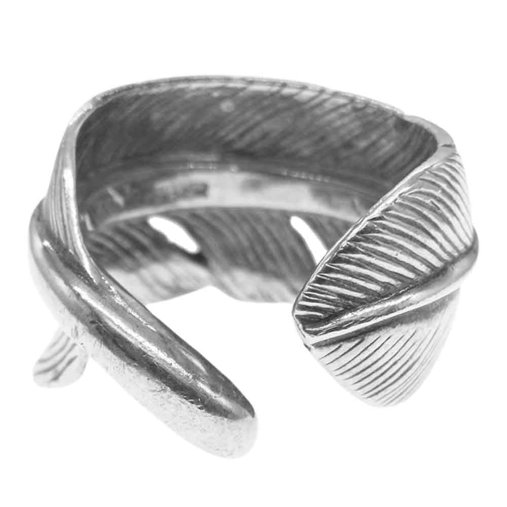 タディアンドキング シルバー フェザー リング シルバー系 18号【中古】