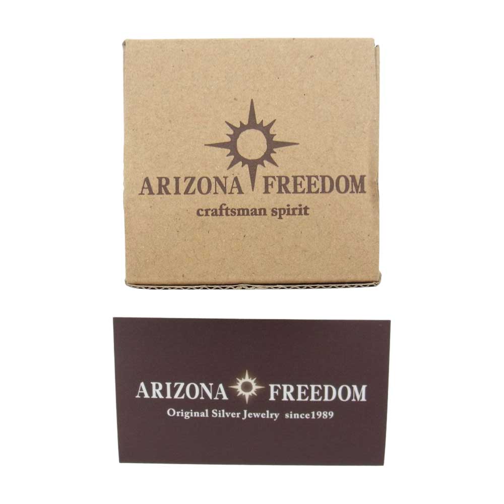 ARIZONA FREEDOM アリゾナフリーダム R-84a K18×シルバー コンビ 先金 フェザー リング シルバー系 ゴールド系 7号【中古】