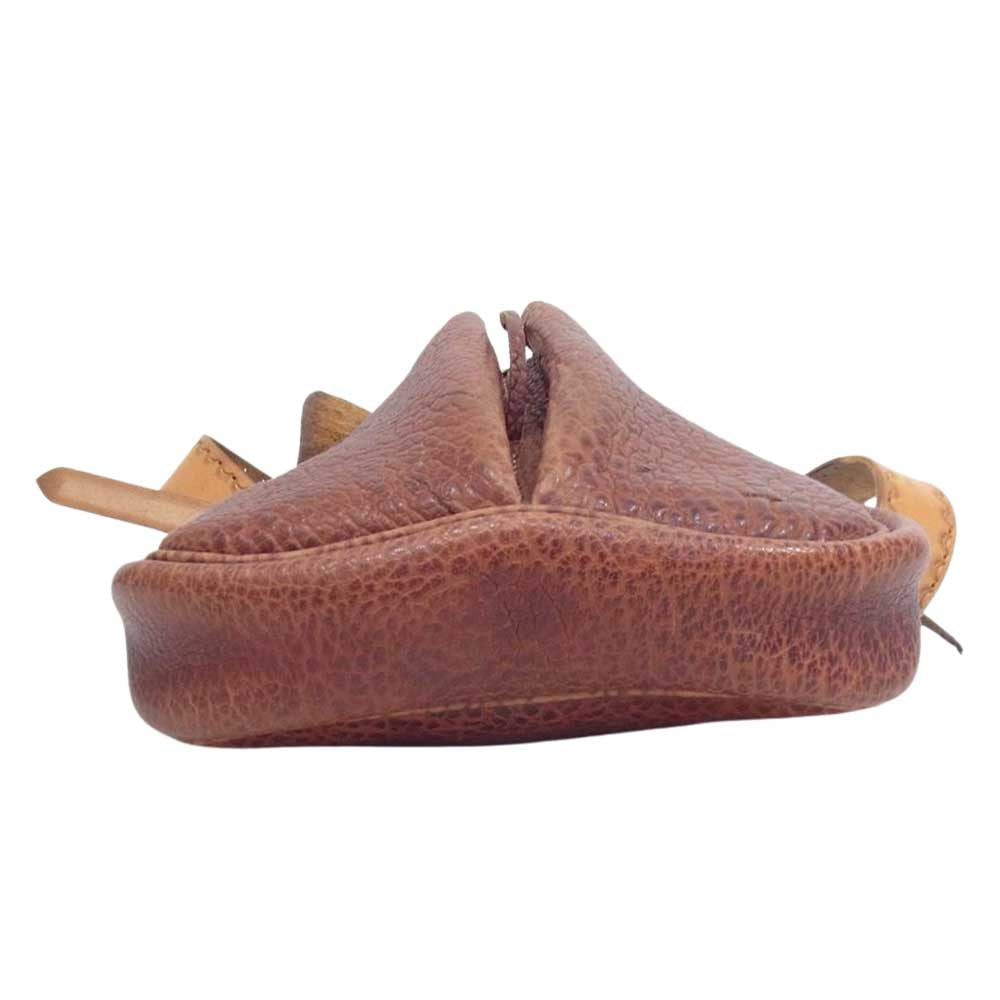 ラッキージョン レザー スターコンチョ ショルダー バッグ ブラウン系【中古】