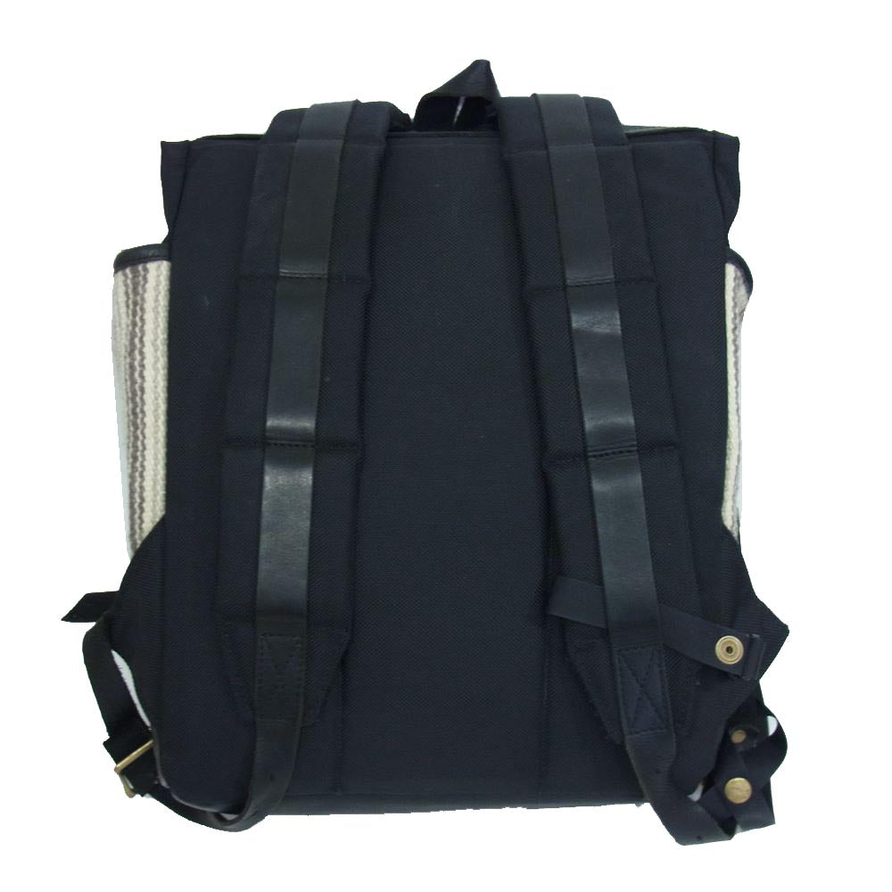 ラッキージョン DAY PACK レザー ラグ リュック バックパック ブラウン系【中古】