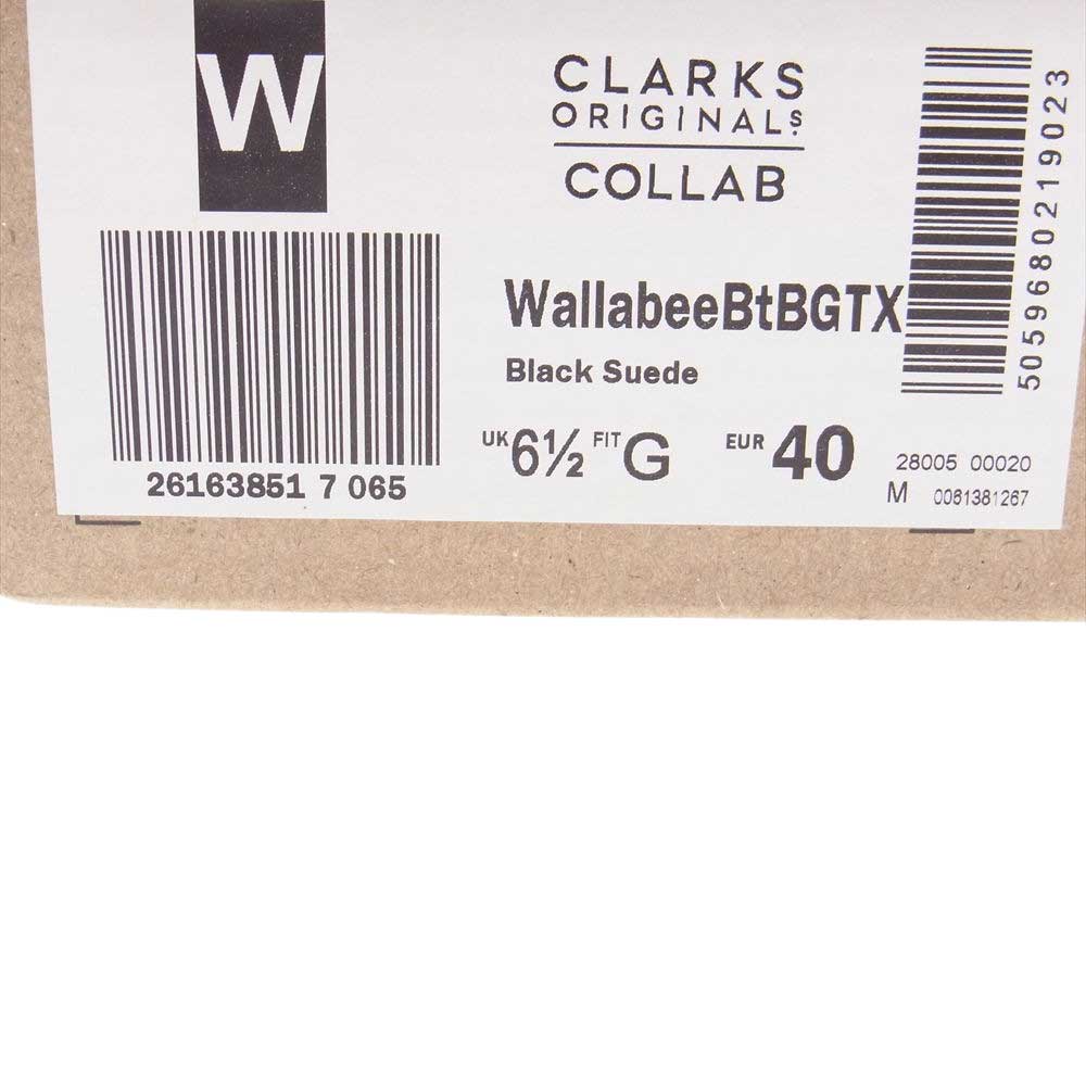 Clarks クラークス BEAMS WallabeeBT GTX ビームス ワラビー ブーツ ブラック系 25cm【中古】