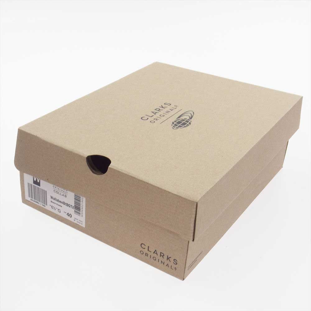Clarks クラークス BEAMS WallabeeBT GTX ビームス ワラビー ブーツ ブラック系 25cm【中古】
