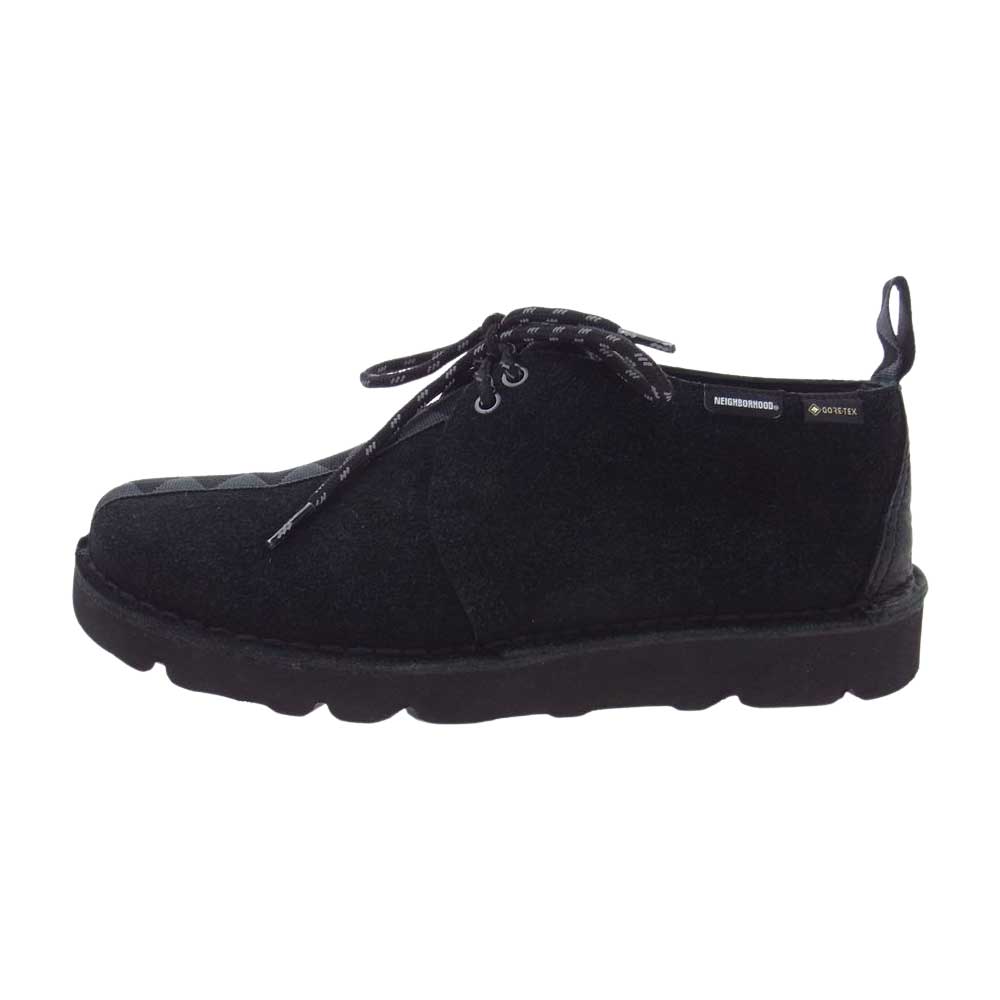 NEIGHBORHOOD ネイバーフッド 221CLCLN-FW02 CLARKS DESERT TREK GTX クラークス デザート トレック ゴアテックス ブーツ ブラック系 UK8【中古】