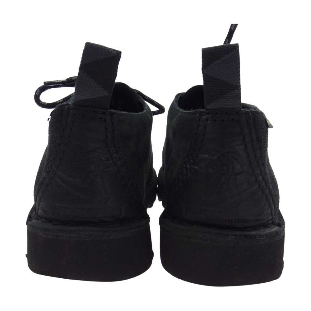 NEIGHBORHOOD ネイバーフッド 221CLCLN-FW02 CLARKS DESERT TREK GTX クラークス デザート トレック ゴアテックス ブーツ ブラック系 UK8【中古】