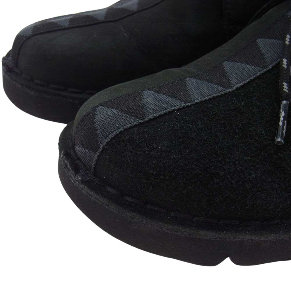 NEIGHBORHOOD ネイバーフッド 221CLCLN-FW02 CLARKS DESERT TREK GTX クラークス デザート トレック ゴアテックス ブーツ ブラック系 UK8【中古】