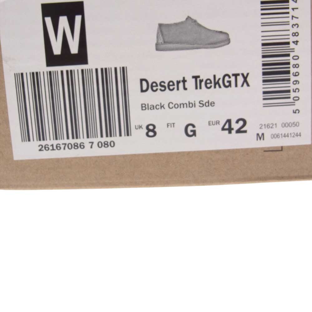 NEIGHBORHOOD ネイバーフッド 221CLCLN-FW02 CLARKS DESERT TREK GTX クラークス デザート トレック ゴアテックス ブーツ ブラック系 UK8【中古】