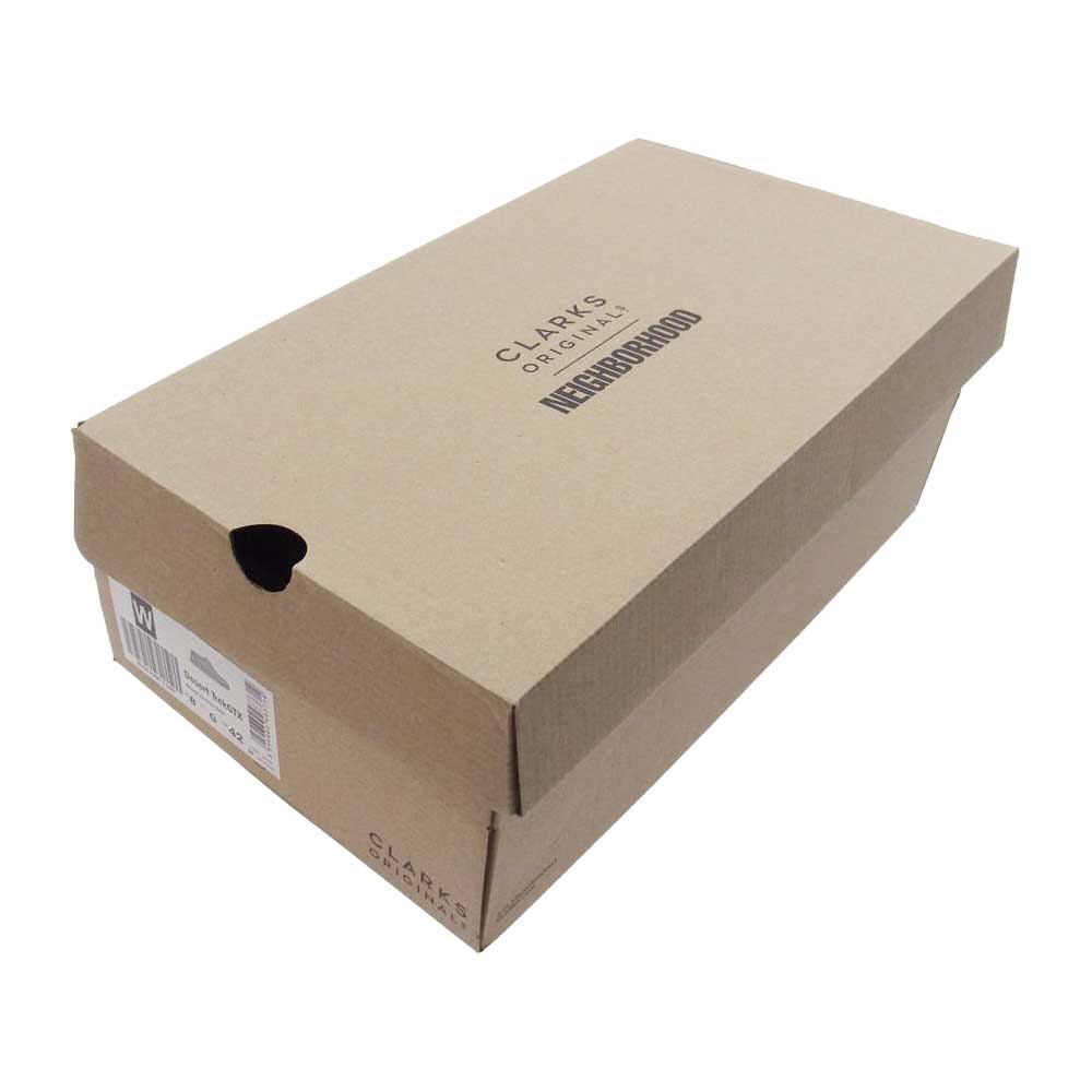 NEIGHBORHOOD ネイバーフッド 221CLCLN-FW02 CLARKS DESERT TREK GTX クラークス デザート トレック ゴアテックス ブーツ ブラック系 UK8【中古】