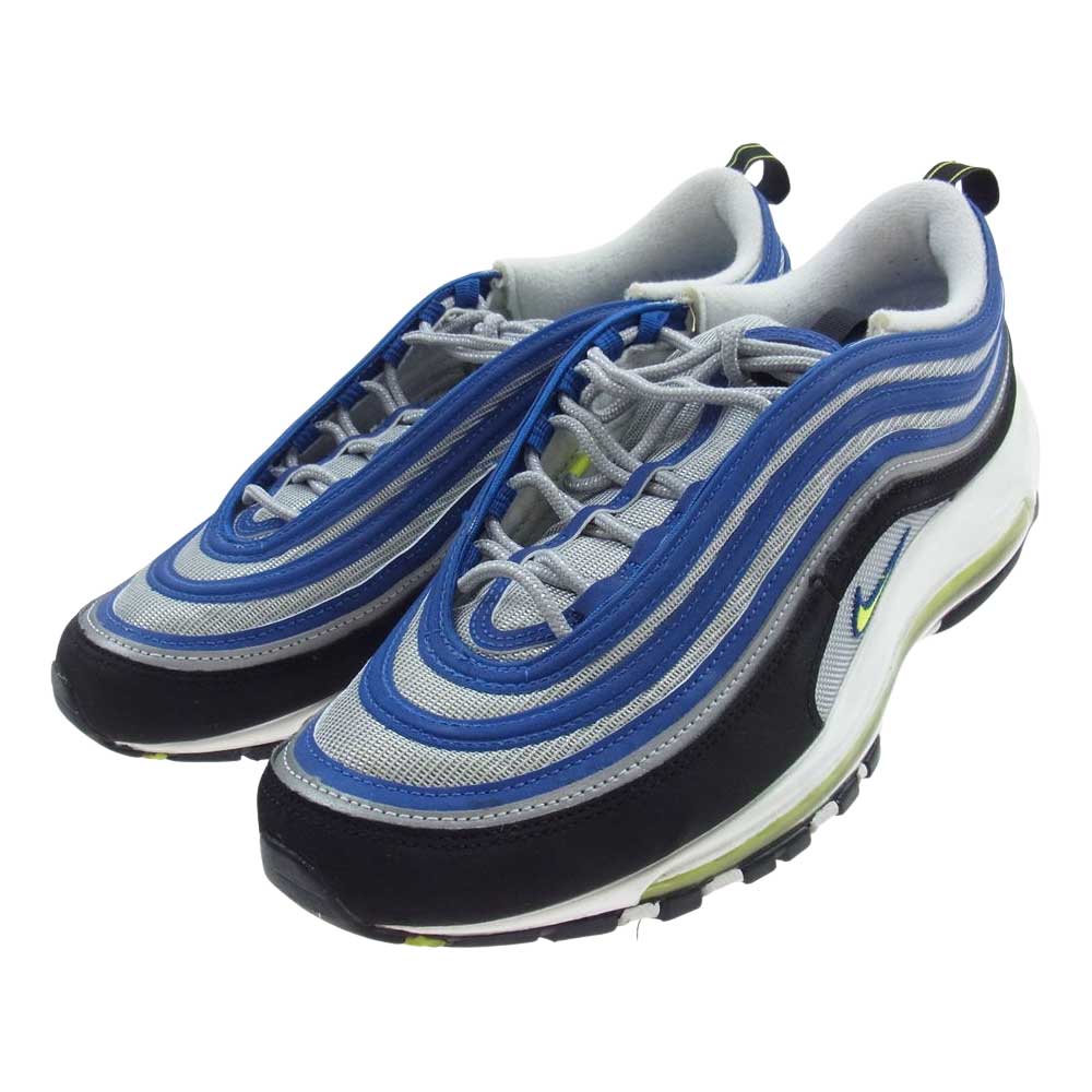 NIKE ナイキ DM0028-400 AIR MAX 97 OG ATLANTIC BLUE VOLTAGE YELLOW エア マックス 97 アトランティック ブルー ローカット スニーカー ブルー系 28.0cm【中古】