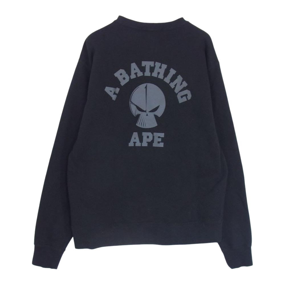 A BATHING APE アベイシングエイプ × NEIGHBORHOOD ネイバーフッド スウェット トレーナー ブラック系 L【中古】