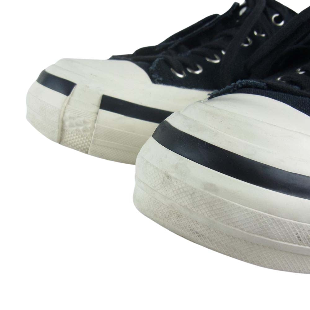 Yohji Yamamoto ヨウジヤマモト × XVESSEL ヴェセル HR-E01-860 レイヤード ロウ トップ スニーカー ブラック系 26MM【中古】