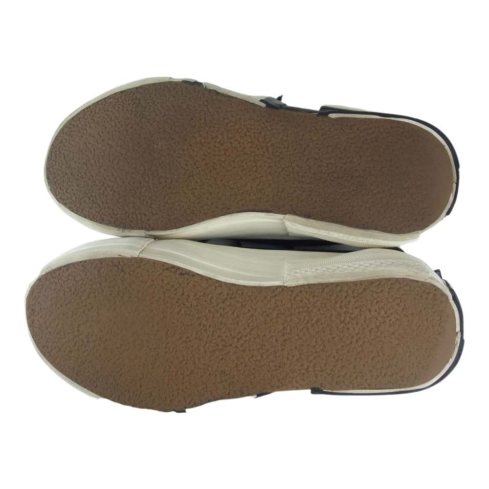 Yohji Yamamoto ヨウジヤマモト × XVESSEL ヴェセル HR-E01-860 レイヤード ロウ トップ スニーカー ブラック系 26MM【中古】